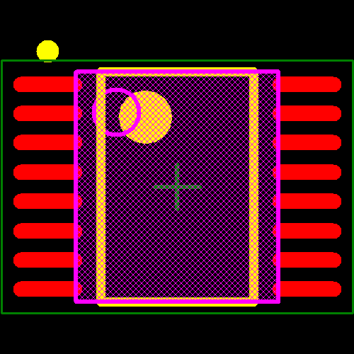 ADG4612BRUZ-REEL7 Footprint - Analog Devices