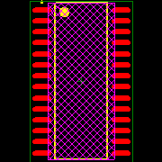 DSPIC33FJ128GP202-I/SO Footprint - Microchip