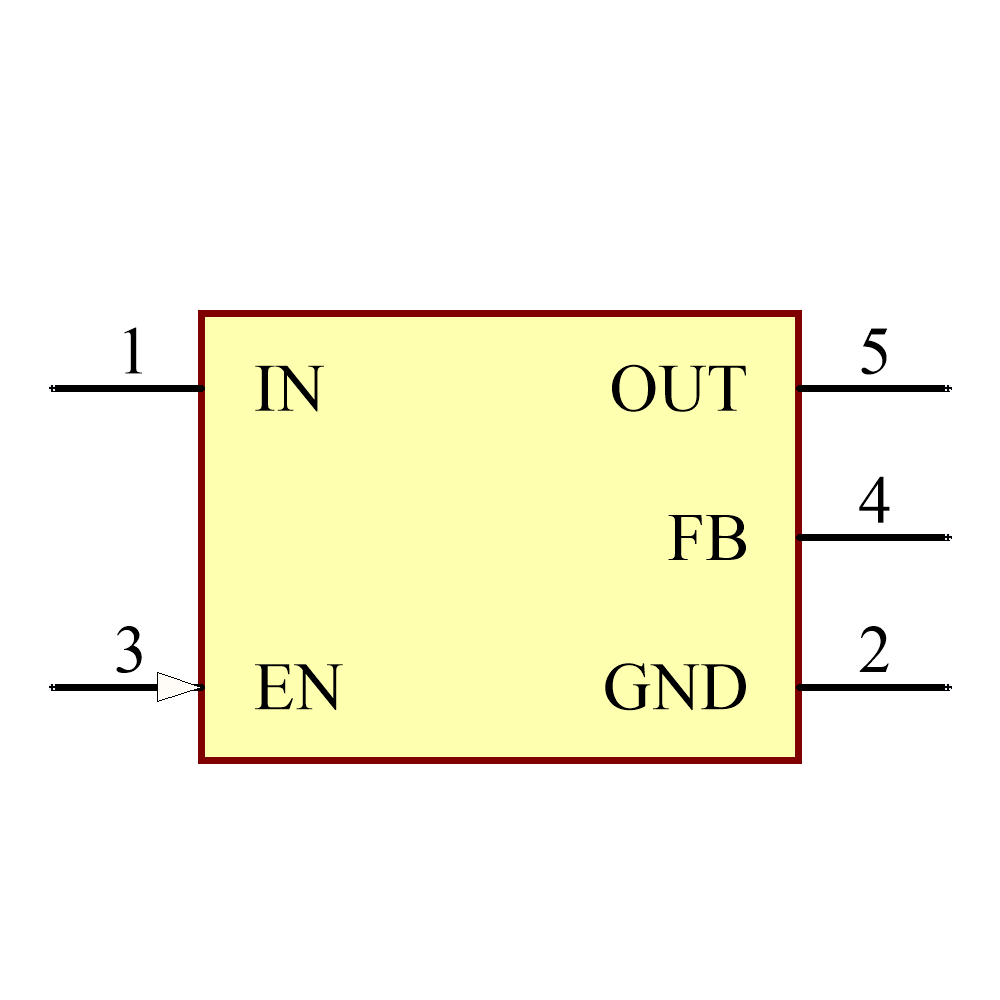 TPS73201DBVT Symbol - Texas Instruments