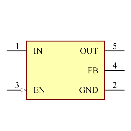 TPS73201DBVT Symbol - Texas Instruments
