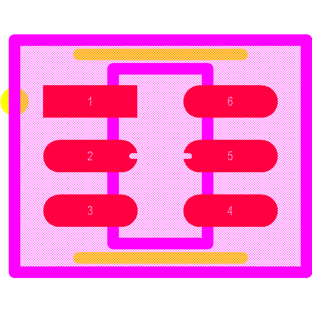 SI3440ADV-T1-GE3 Footprint - Vishay