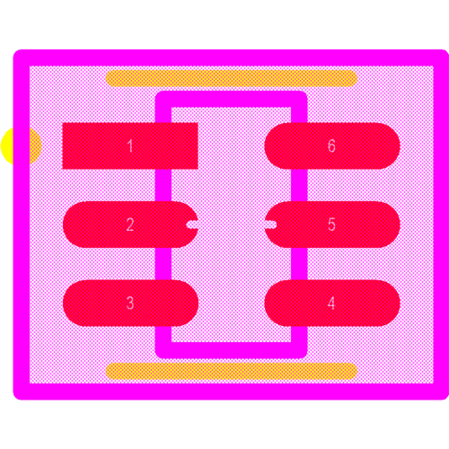 SI3440ADV-T1-GE3 Footprint - Vishay
