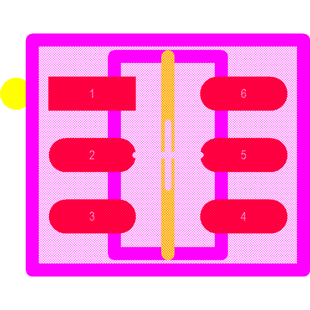 SI3440ADV-T1-GE3 Footprint - Vishay