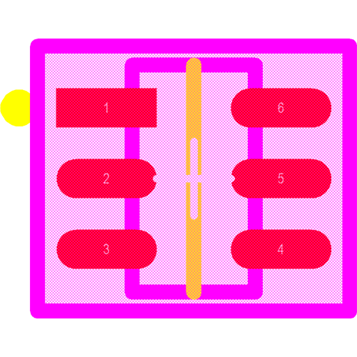 SI3440ADV-T1-GE3 Footprint - Vishay