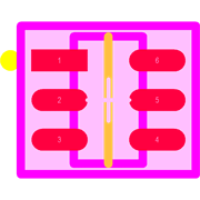 SI3440ADV-T1-GE3 Footprint - Vishay