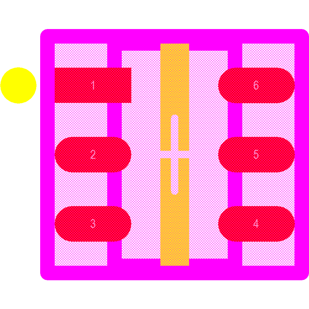 SI3440ADV-T1-GE3 Footprint - Vishay