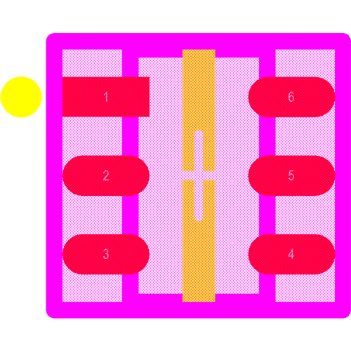 SI3440ADV-T1-GE3 Footprint - Vishay