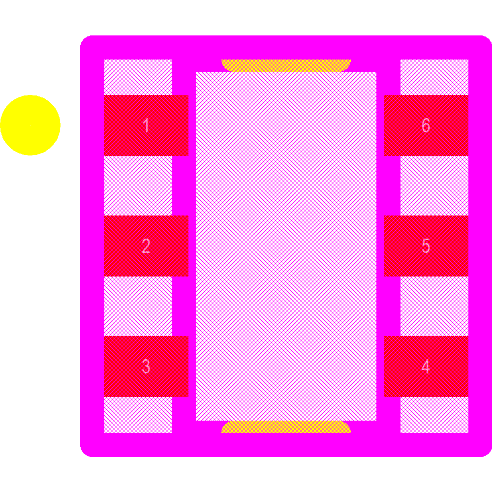 SI3440ADV-T1-GE3 Footprint - Vishay