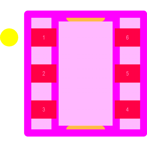 SI3440ADV-T1-GE3 Footprint - Vishay