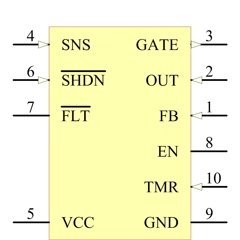 LT4356HMS-3#PBF Symbol - Analog Devices