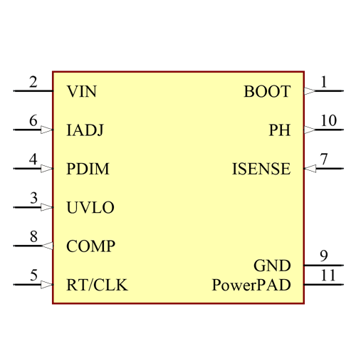 TPS92512DGQR Symbol - Texas Instruments