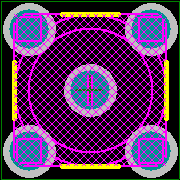 32K101-400L5 Footprint - Rosenberger