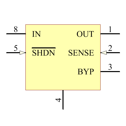 LT1762EMS8-2.5 Symbol - Analog Devices