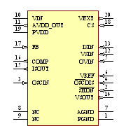 MCP1631HV-500E/ST Symbol - Microchip