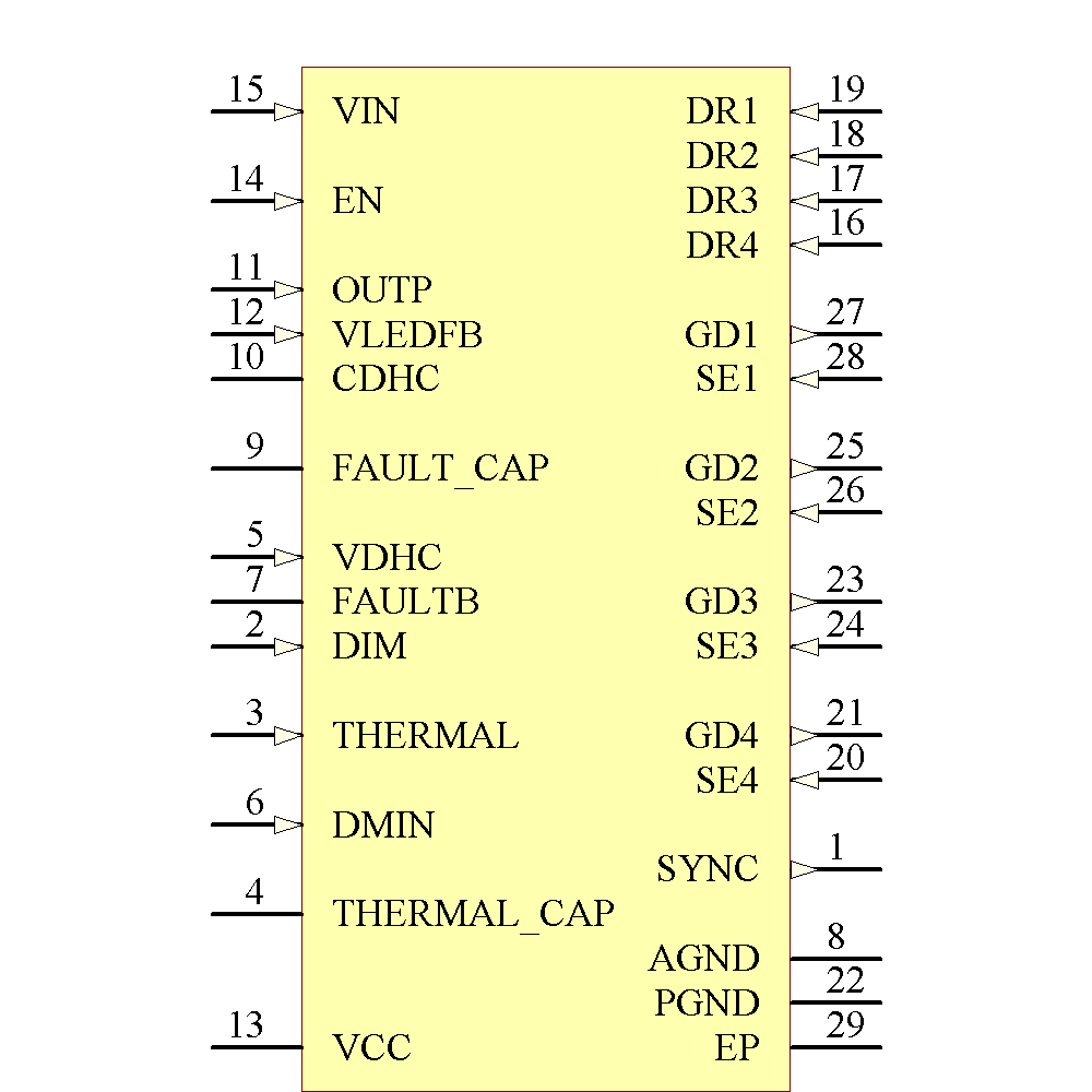 LM3464AMH/NOPB Symbol - Texas Instruments