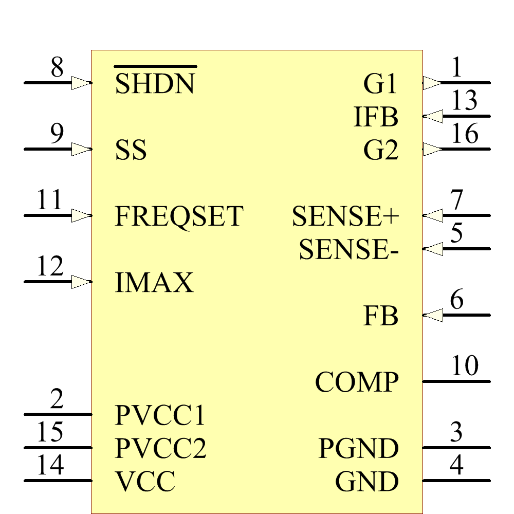 LTC3830ES#PBF Symbol - Analog Devices