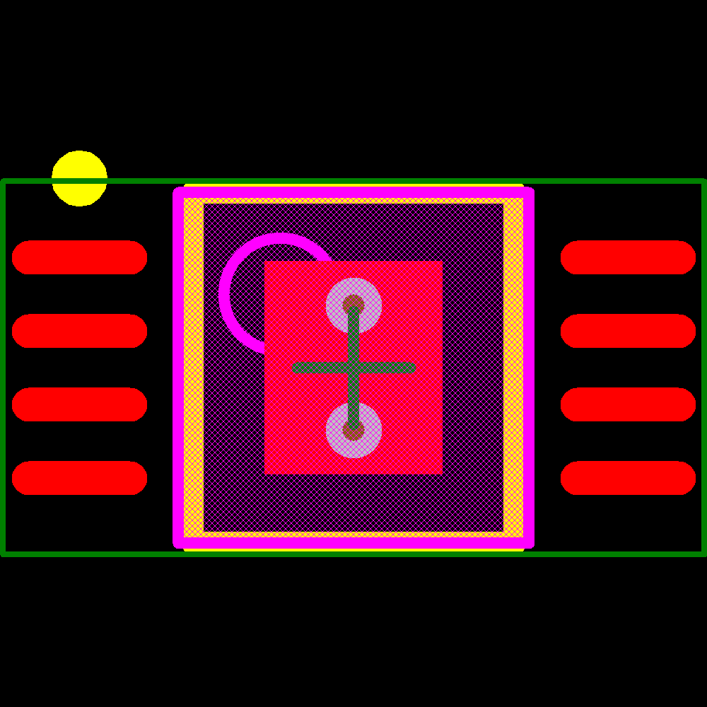 TPPM0302DGN Footprint - Texas Instruments