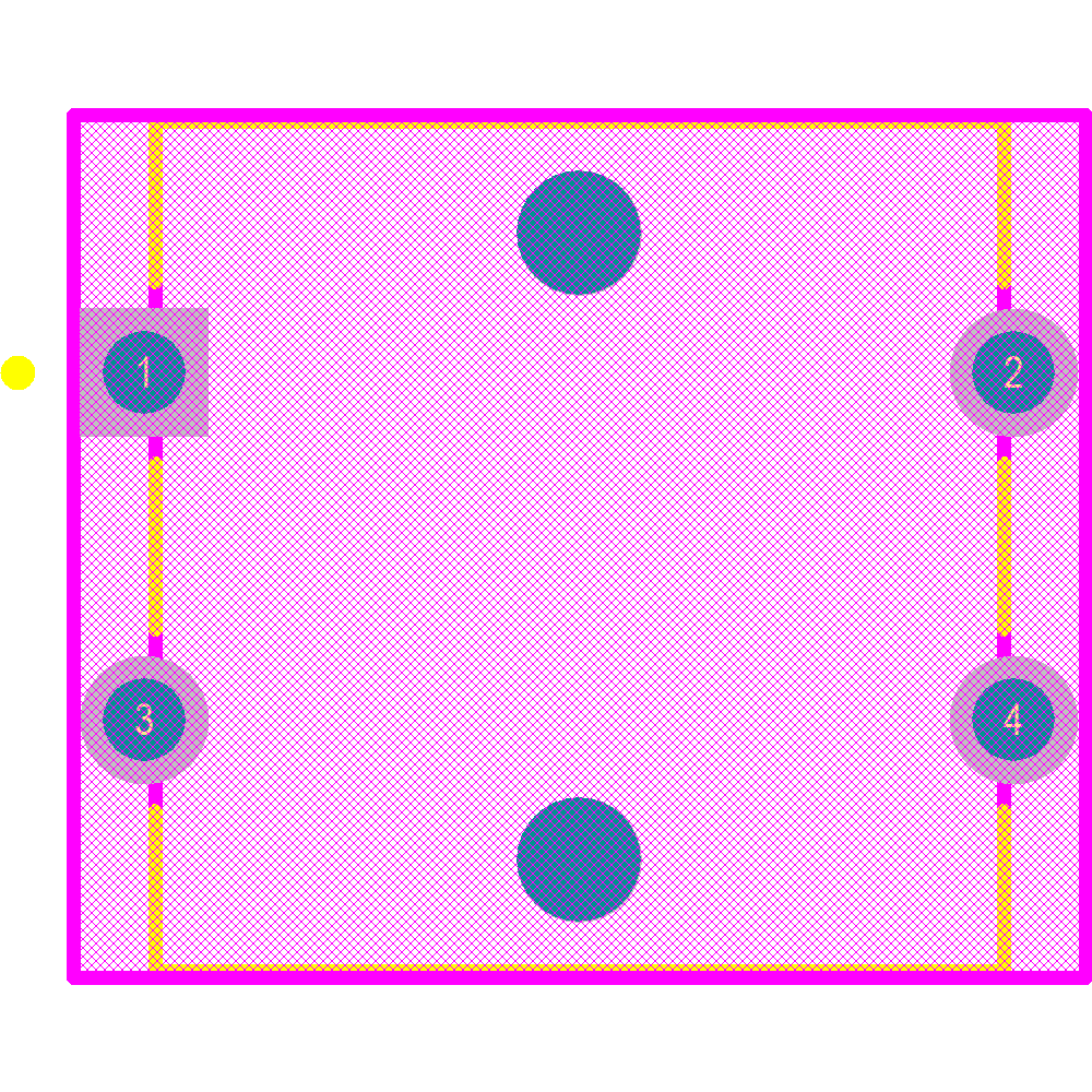 B3F-4000 Footprint - Omron