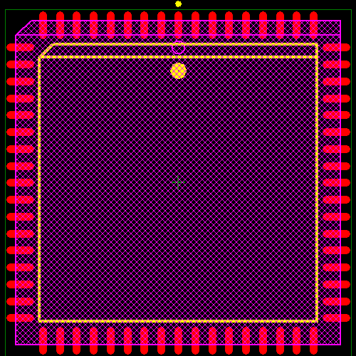 PIC17C756A-16I/L Footprint - Microchip