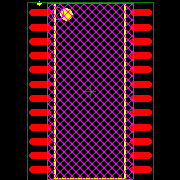 PCA9539DWG4 Footprint - Texas Instruments