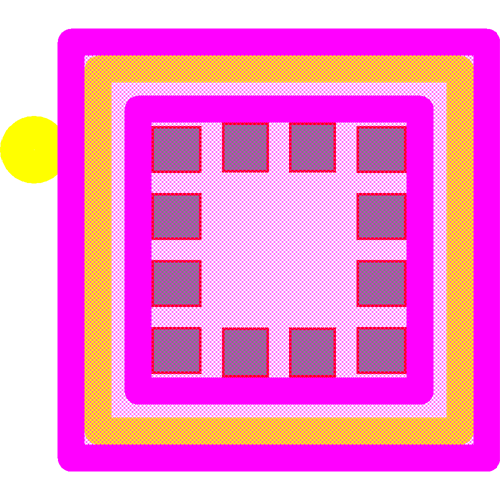 LIS2DTW12TR Footprint - STMicroelectronics