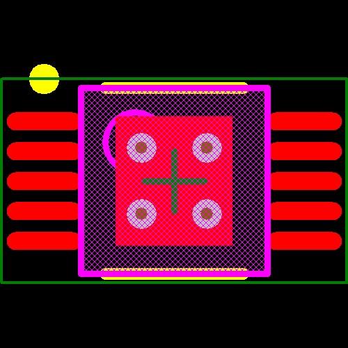 LT3592IMSE#PBF Footprint - Analog Devices