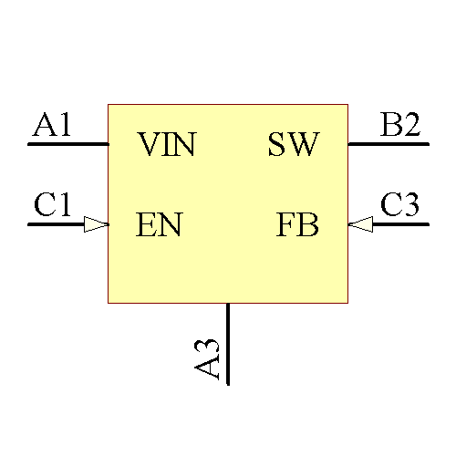 LM3679UR-1.2/NOPB Symbol - Texas Instruments