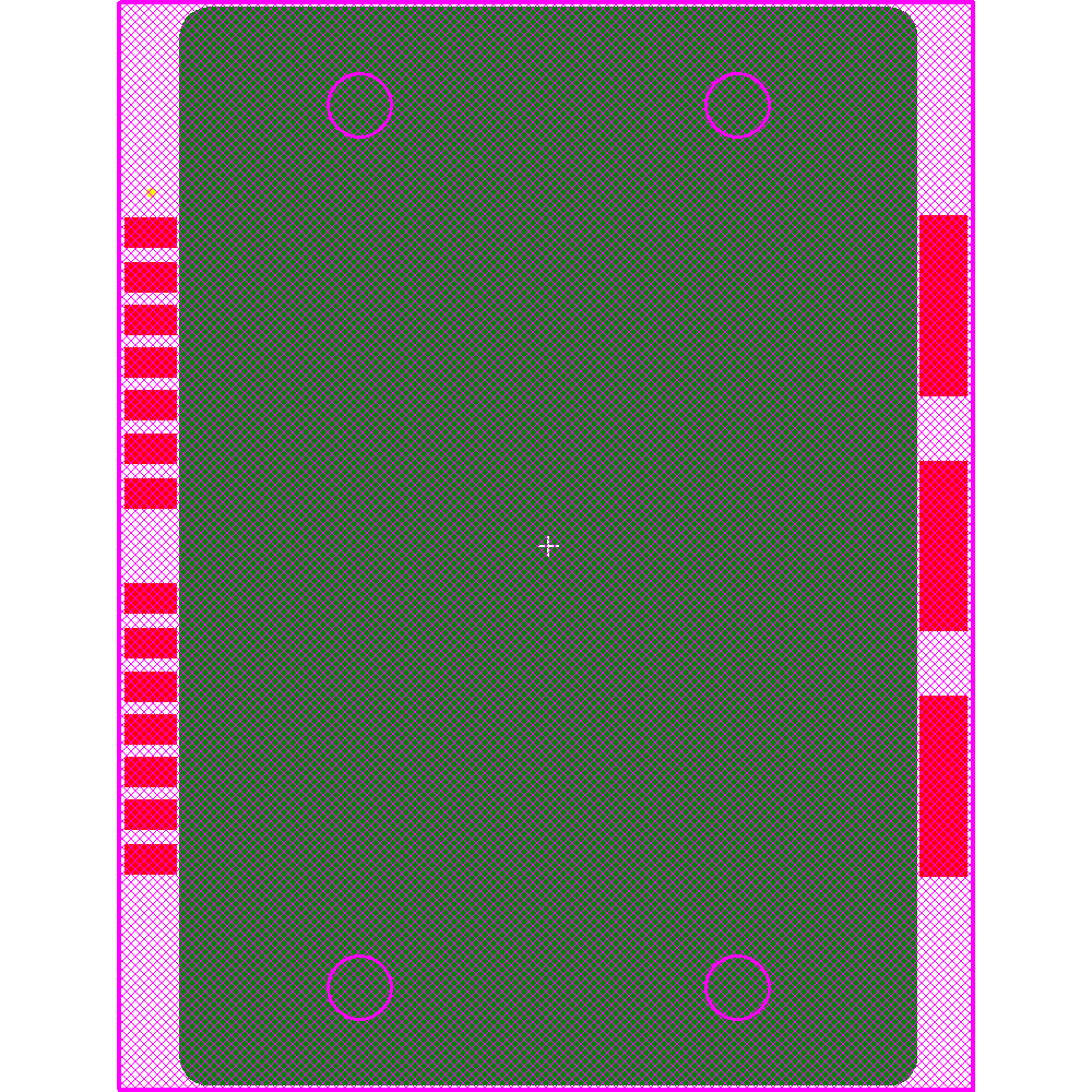 DRF1400 Footprint - Microchip