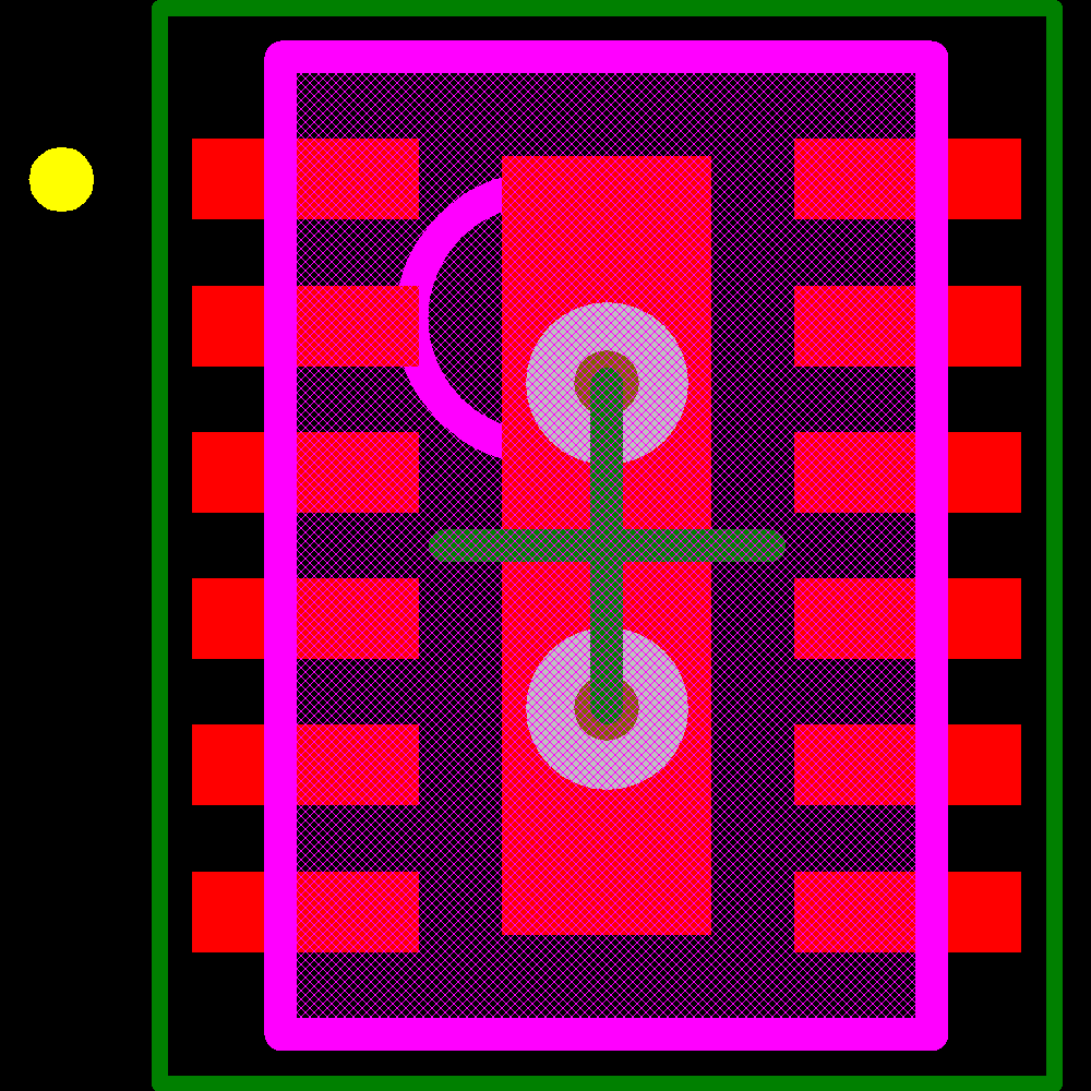 LTC3854EDDB#TRMPBF Footprint - Analog Devices