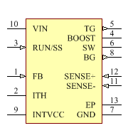 LTC3854EDDB#TRMPBF Symbol - Analog Devices