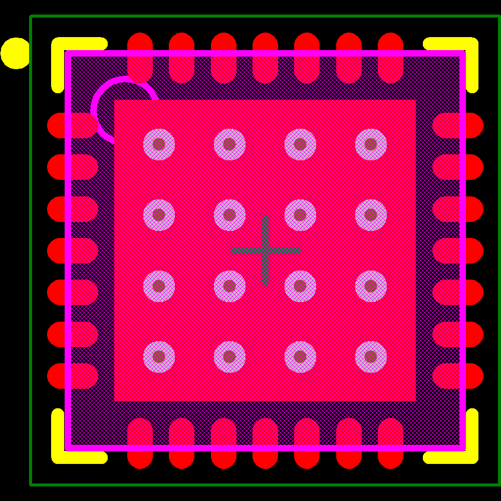 DSPIC30F2010-30I/MM Footprint - Microchip