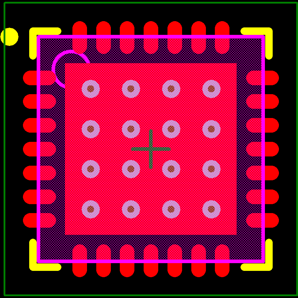 DSPIC30F2010-30I/MM Footprint - Microchip