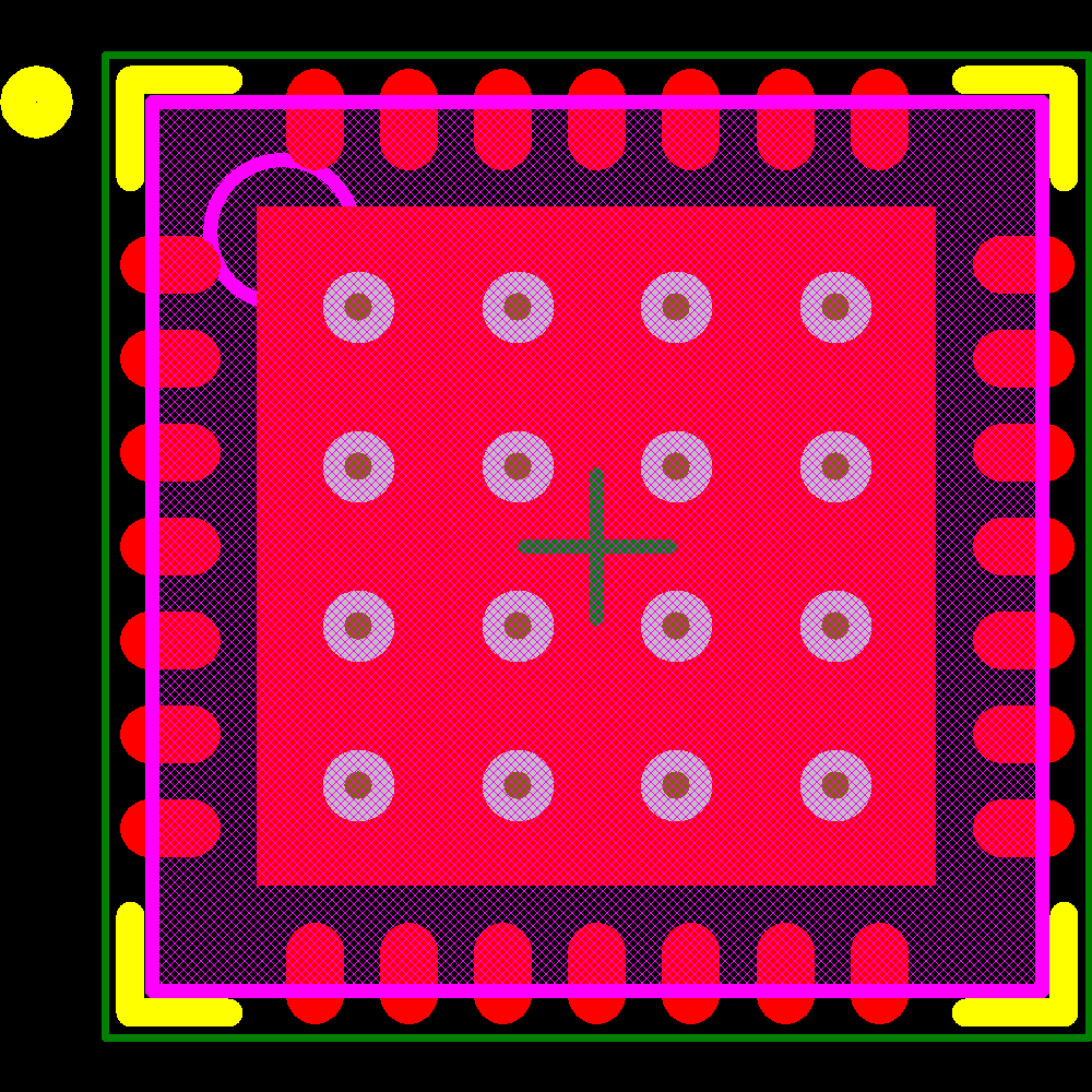 DSPIC30F2010-30I/MM Footprint - Microchip