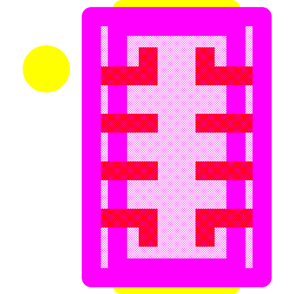 ECMF02-4CMX8 Footprint - STMicroelectronics