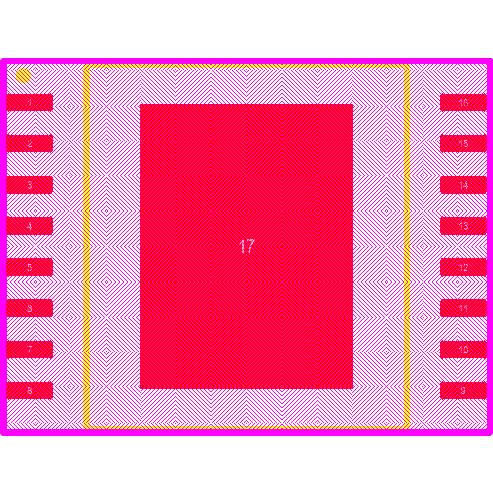 TPS7H1101HKR/EM Footprint - Texas Instruments