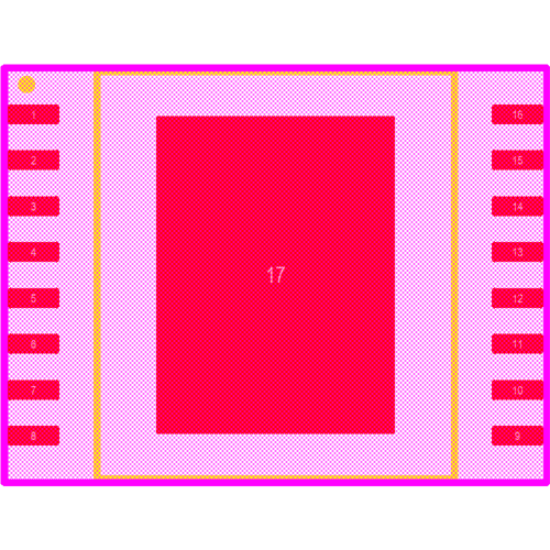 TPS7H1101HKR/EM Footprint - Texas Instruments