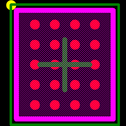 TPS61310YFFR Footprint - Texas Instruments