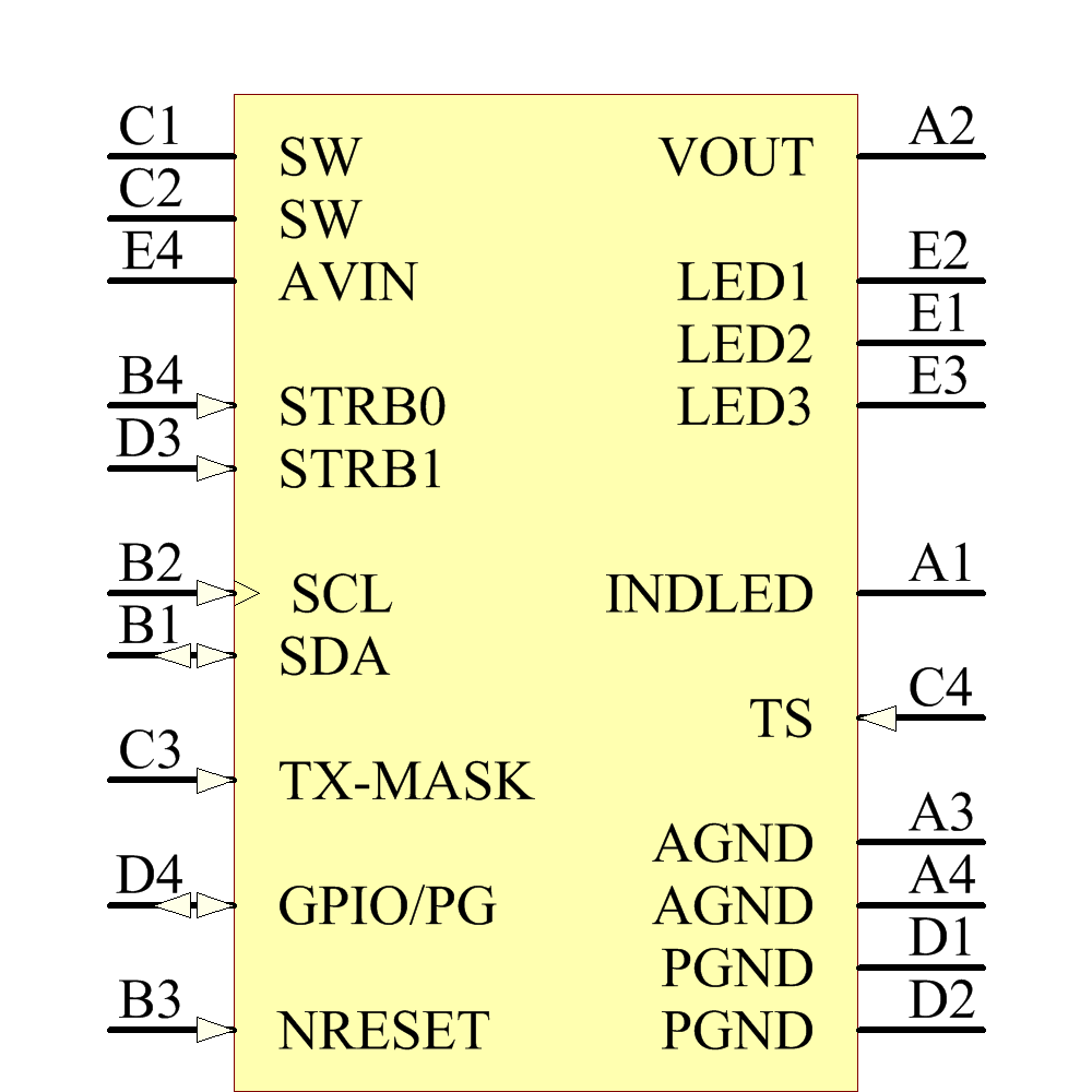 TPS61310YFFR Symbol - Texas Instruments