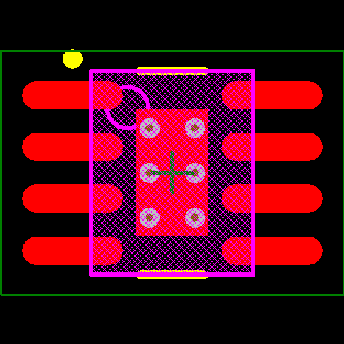 ADP7104ARDZ-5.0-R7 Footprint - Analog Devices