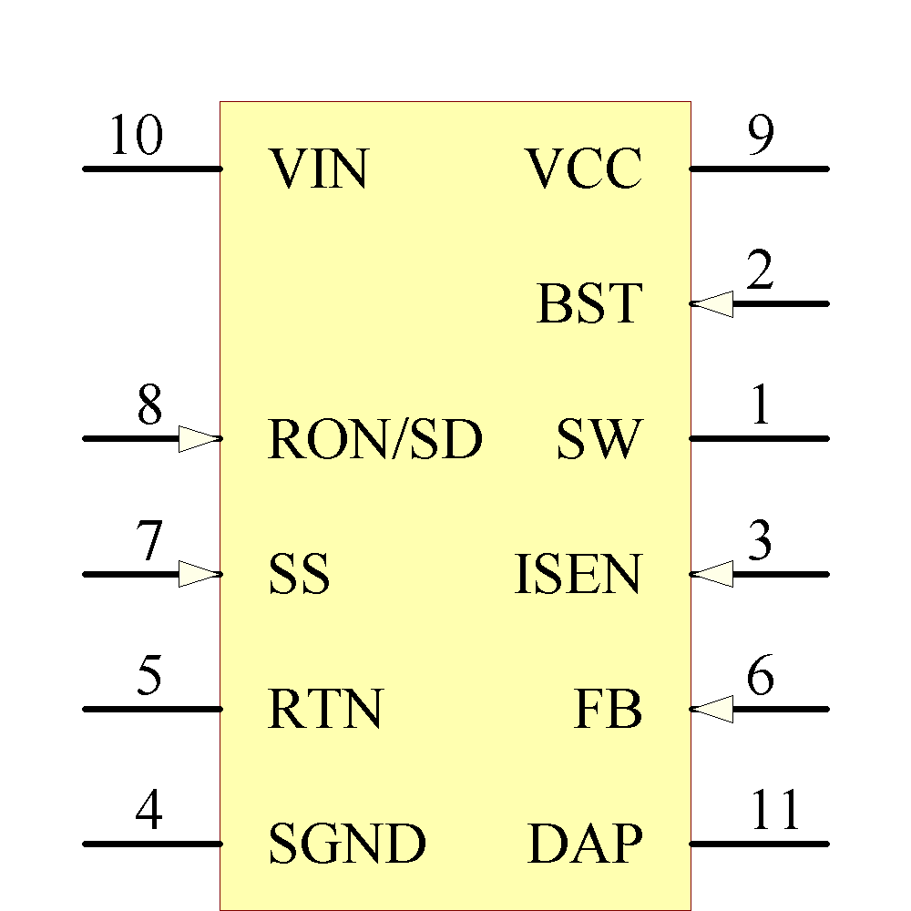 LM34910SD/NOPB Symbol - Texas Instruments