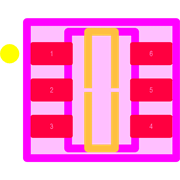 REF3440QDBVRQ1 Footprint - Texas Instruments