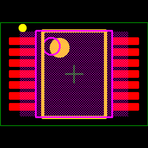 CD74HC30PWR Footprint - Texas Instruments