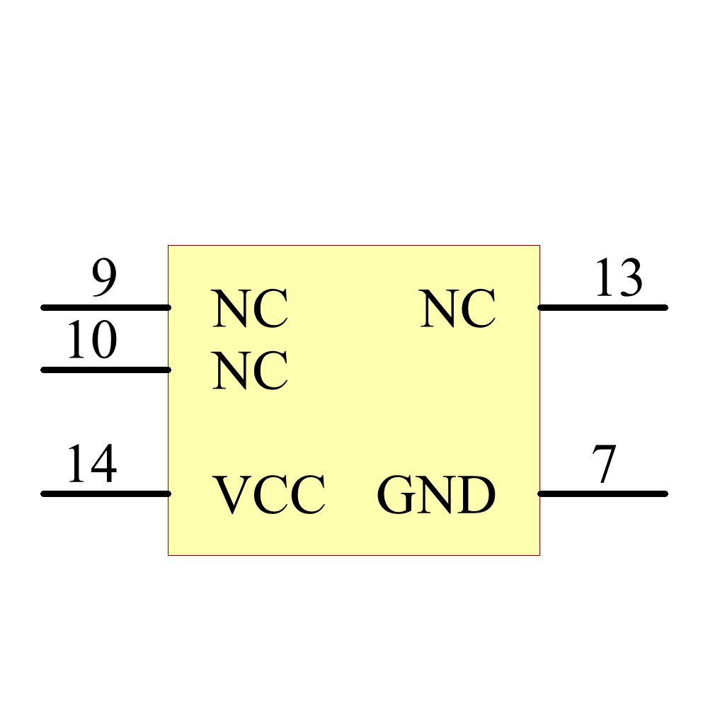 CD74HC30PWR Symbol - Texas Instruments