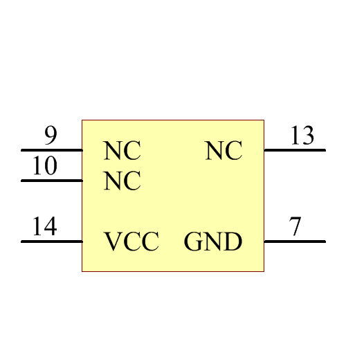 CD74HC30PWR Symbol - Texas Instruments