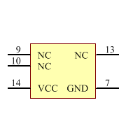 CD74HC30PWR Symbol - Texas Instruments