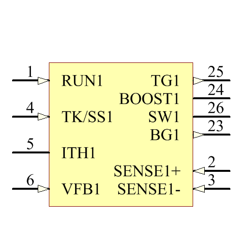 LTC3850EGN#TRPBF Symbol - Analog Devices