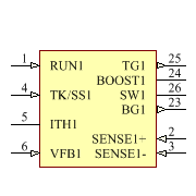 LTC3850EGN#TRPBF Symbol - Analog Devices