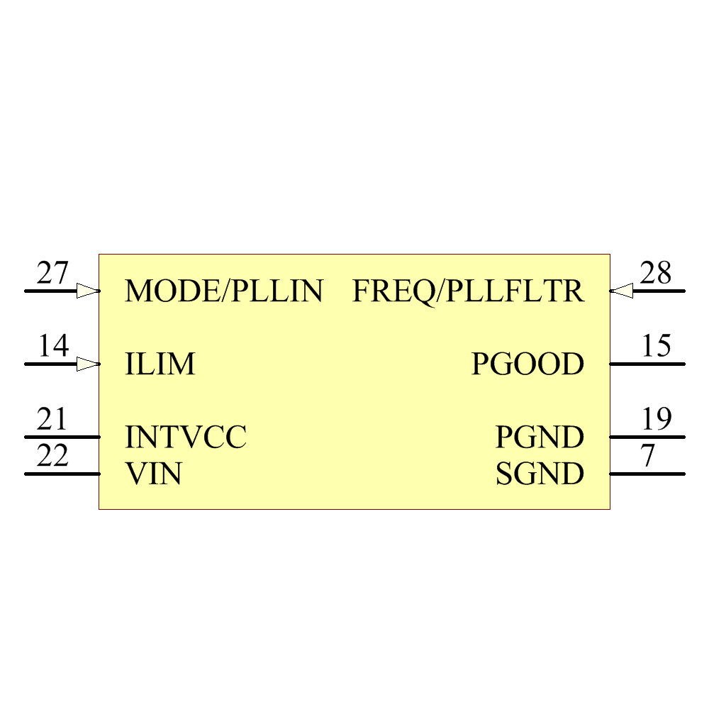 LTC3850EGN#TRPBF Symbol - Analog Devices