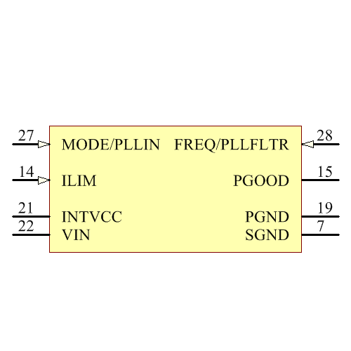 LTC3850EGN#TRPBF Symbol - Analog Devices