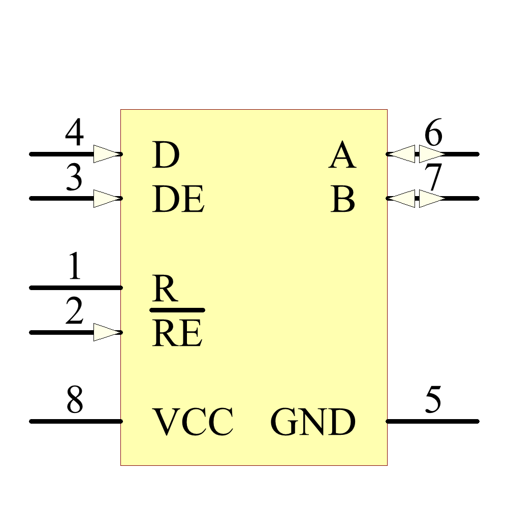 SN65HVD485EP Symbol - Texas Instruments